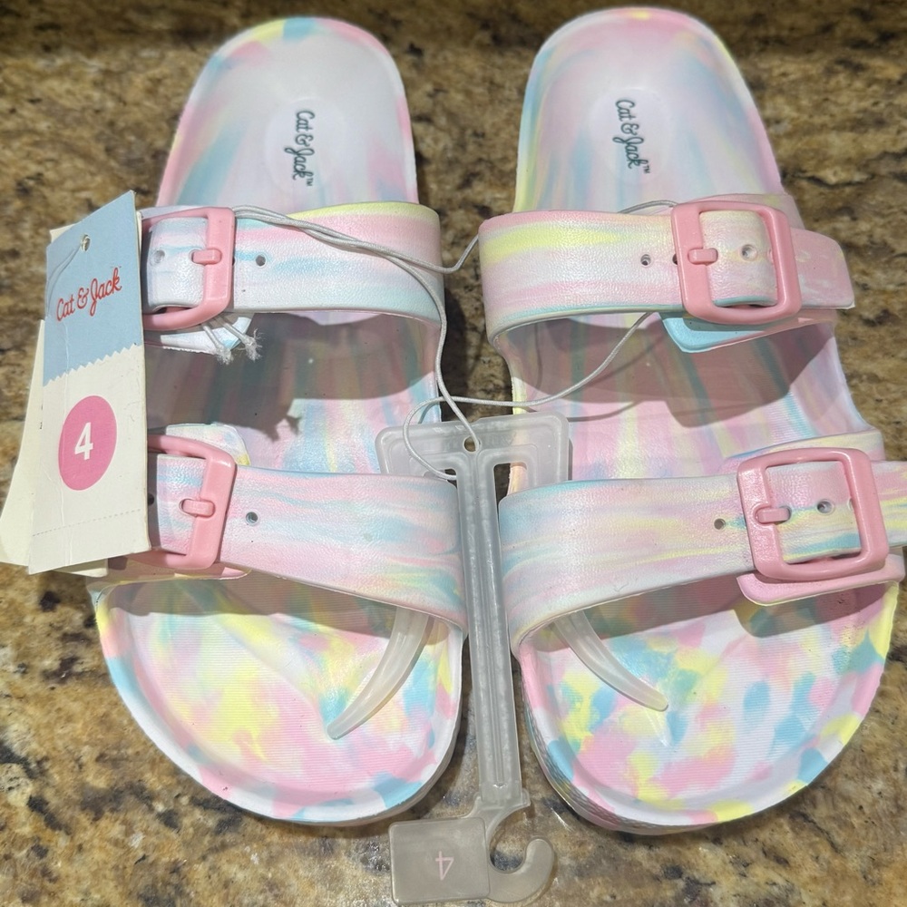 Cat & Jack Kids' Multicolor Slide Sandals